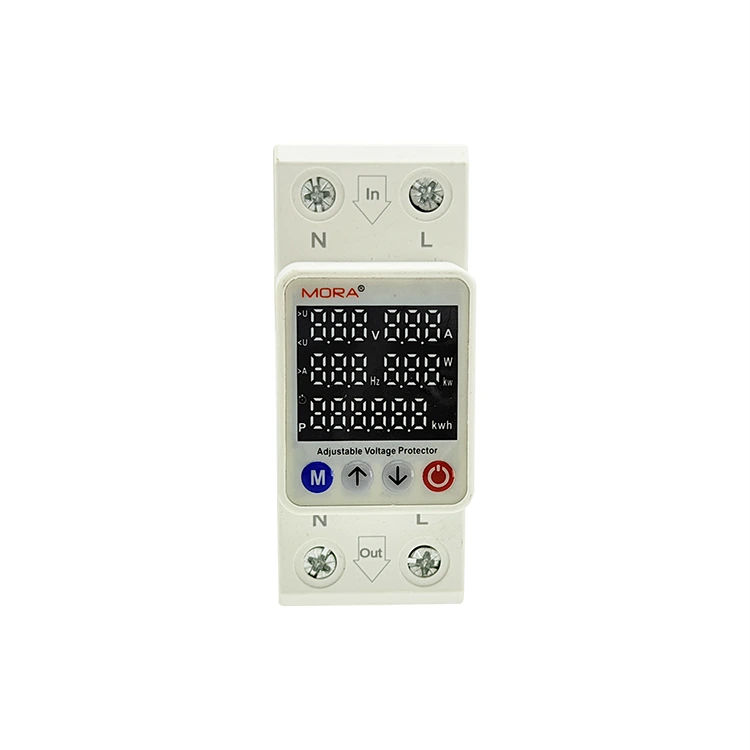 2P Smart Voltage Protector Cineál M Cúig Thaispeántas Digiteach